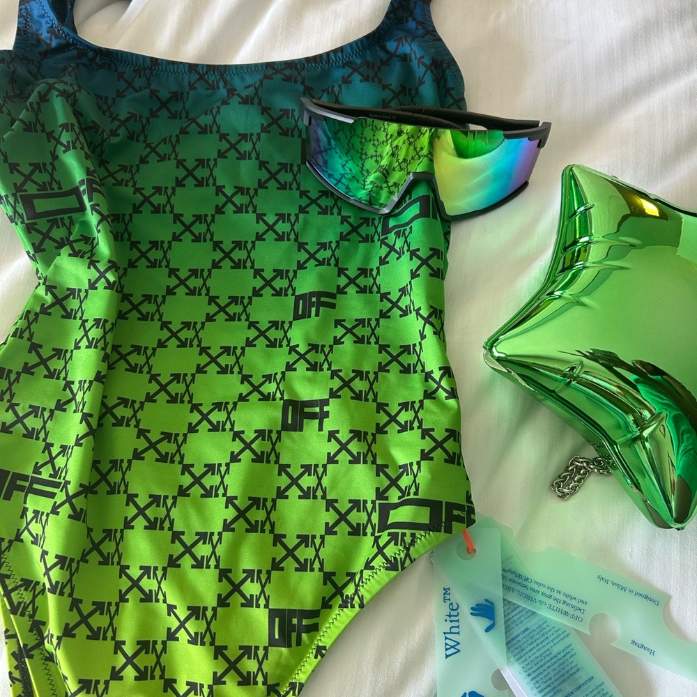 Off-White Swimsuit Ombre